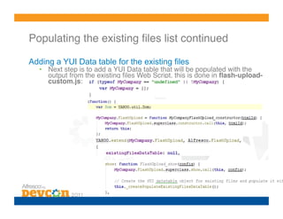 CUST-10 Customizing the Upload File(s) dialog in Alfresco Share | PDF