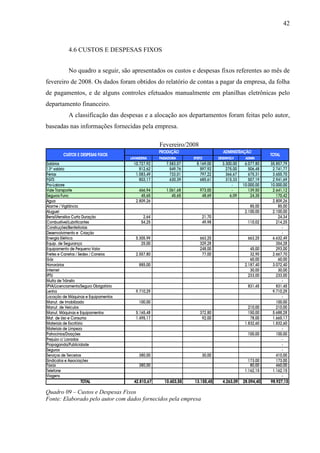 Custeio VariáVel Lavanderia Industrial