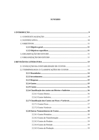 Custeio VariáVel Lavanderia Industrial