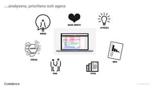 © Custellence 2017
…analysera, prioritera och agera
 