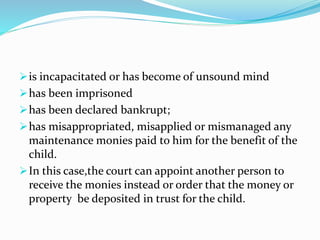 is incapacitated or has become of unsound mind
has been imprisoned
has been declared bankrupt;
has misappropriated, mi...