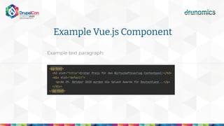 Example Vue.js Component
 