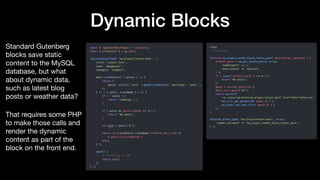 Creating Custom Gutenberg Blocks for WordPress | PPT