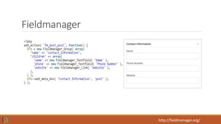 Fieldmanager
http://fieldmanager.org/
 