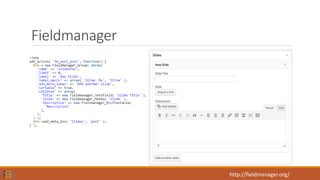 Fieldmanager
http://fieldmanager.org/
 