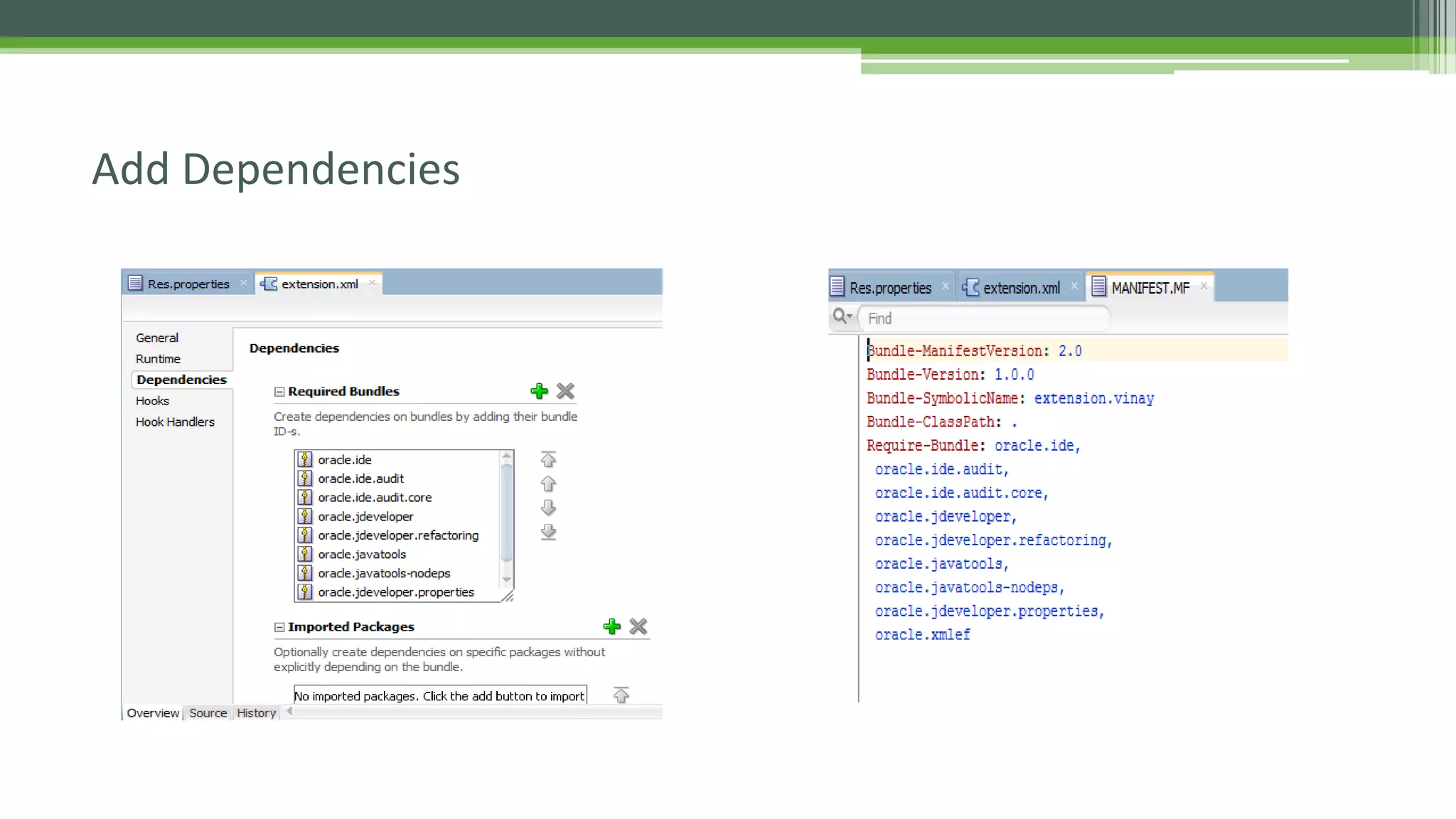 Add Dependencies
 