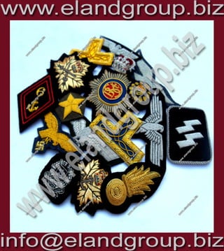 Custom blazer badges
