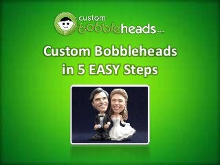 Custom Bobbleheads
in 5 EASY Steps
 