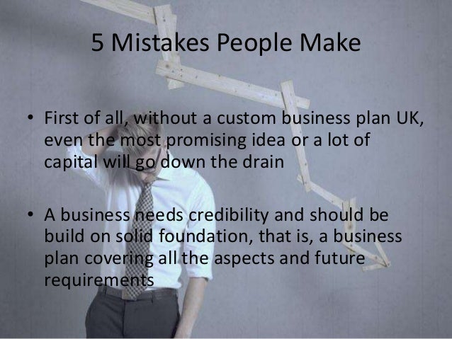 5 common mistakes in writing a business plan