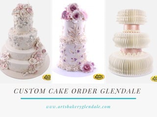 CUSTOM CAKE ORDER GLENDALE
www.artsbakeryglendale.com
 