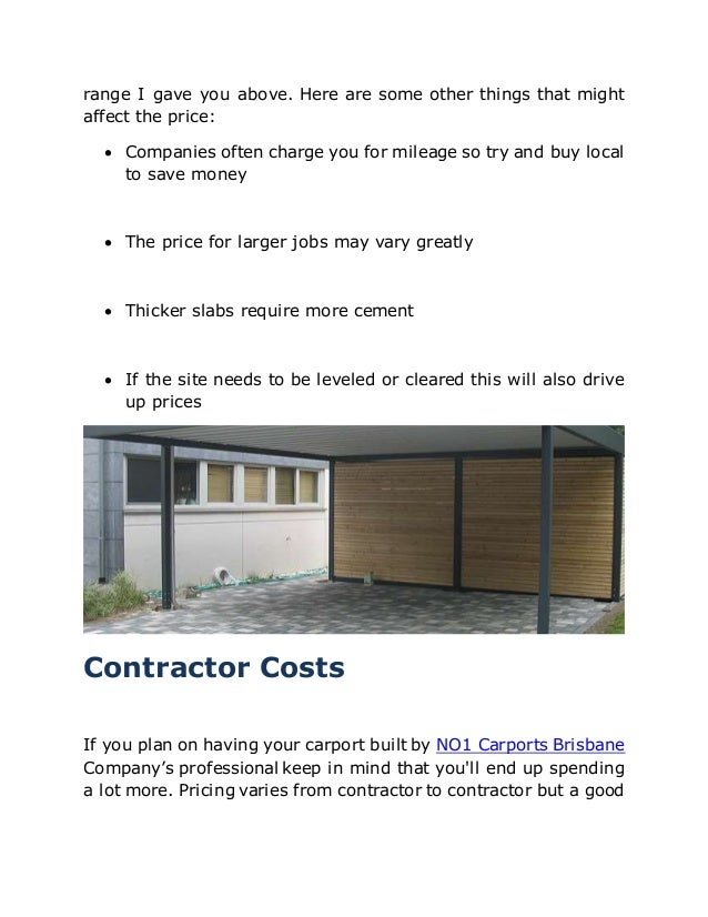 Custom Carports Construction Cost Brisbane Carport Guide.docx