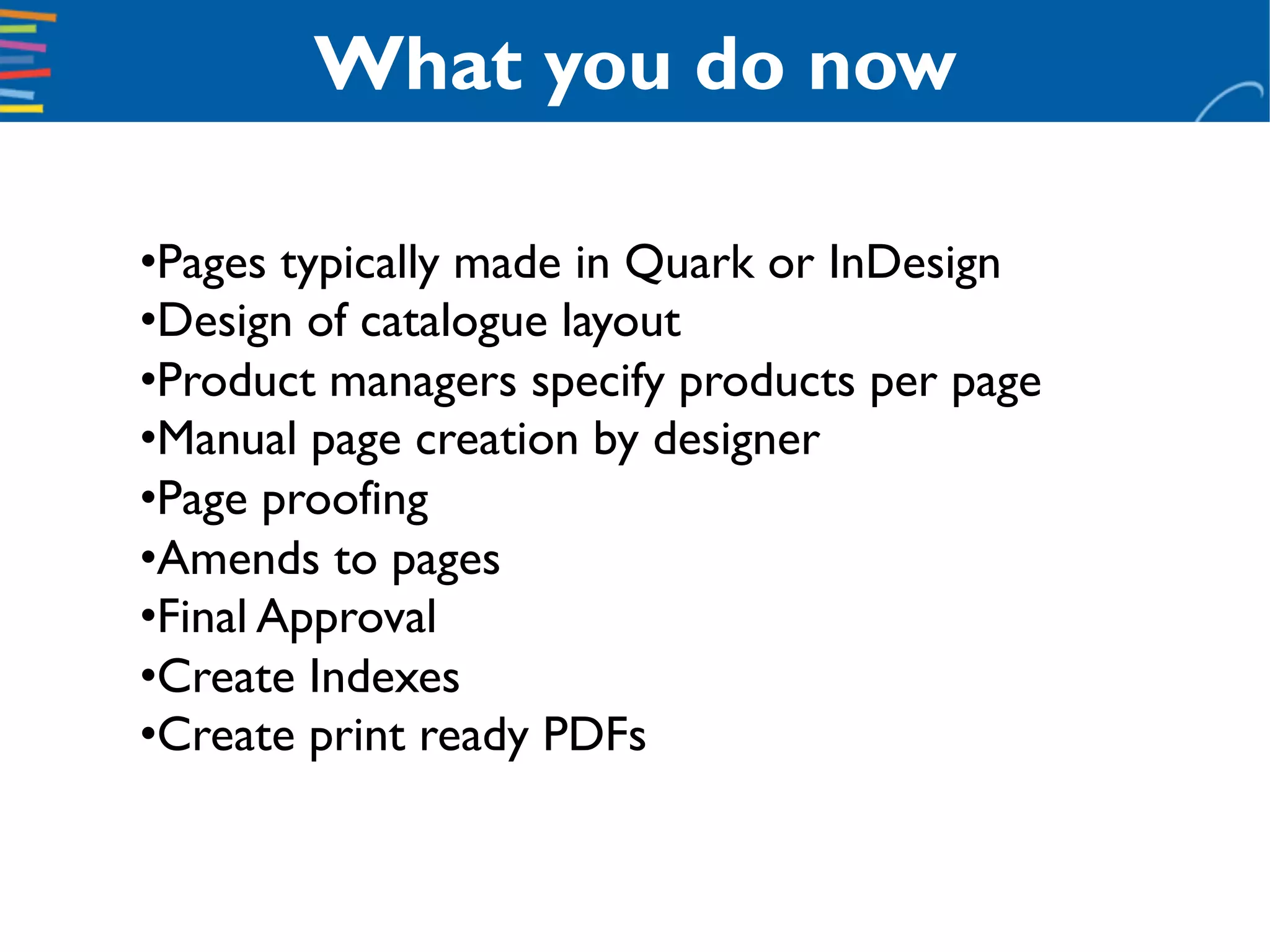 Custom Catalogue Catalogue Automation Tool PPT
