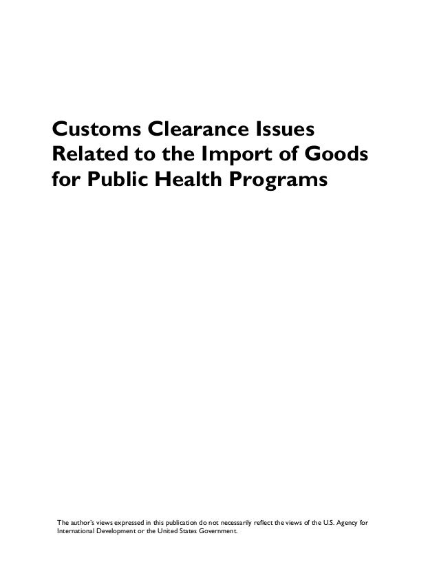 Custom Clearance 意思 Linben