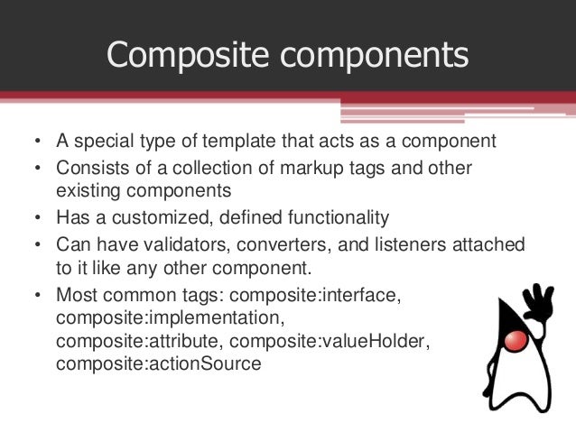 How to write custom component in jsf