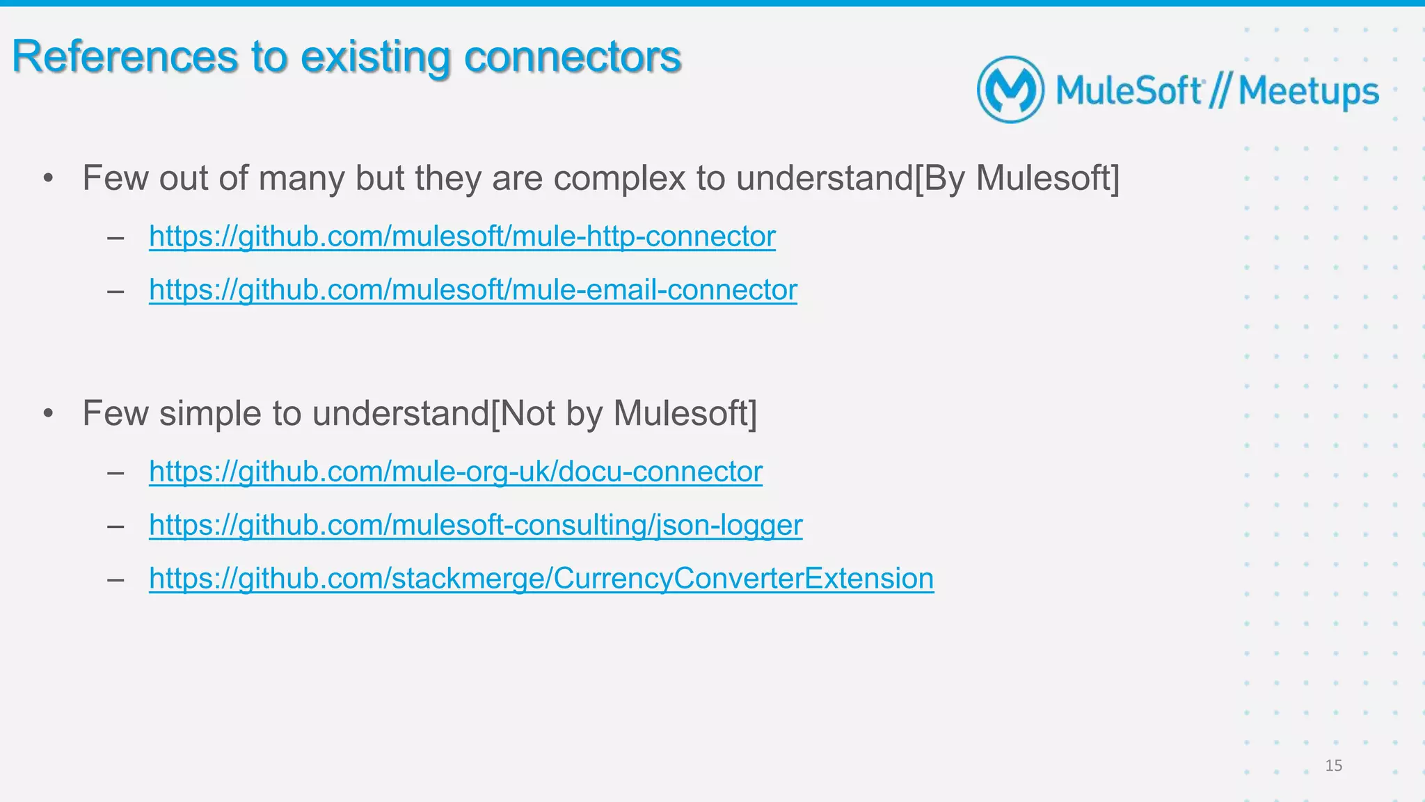 Custom MuleSoft connector using Java SDK | PPT