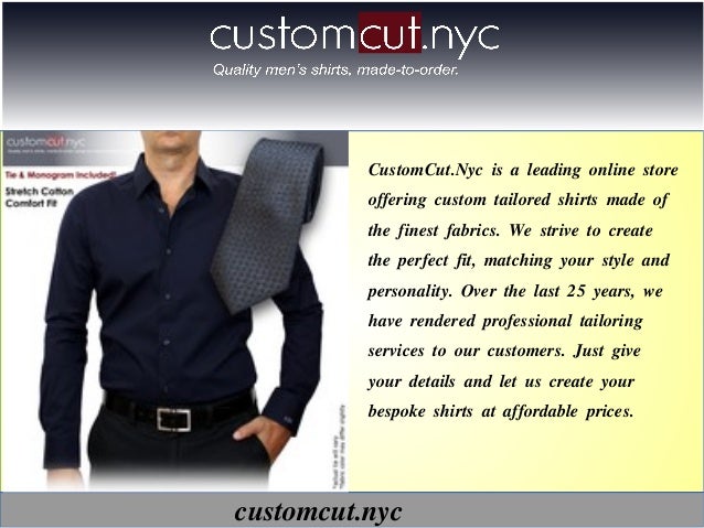 Custom Tailored Shirts Online on Sale 