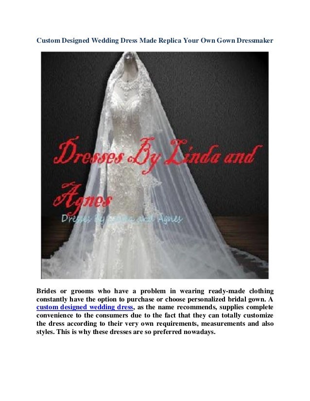 customize your own wedding dress