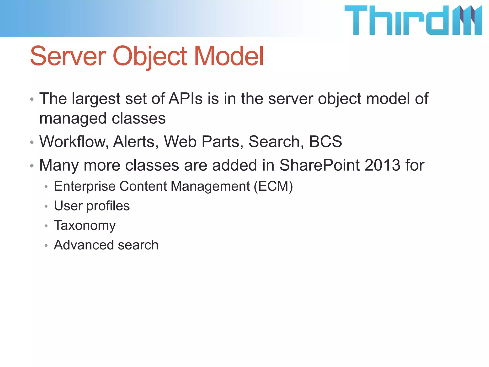 Is the SharePoint Server API Dead?

 