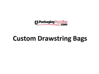 Custom Drawstring bags