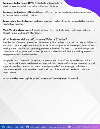Custom Ecommerce Website Design and Development Services | PDF