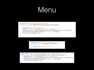 Custom Editor Unity | PDF