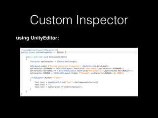 Custom Editor Unity | PDF