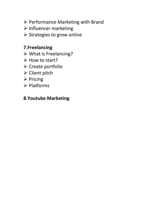 Digital marketing need | PDF