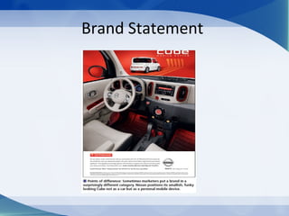Brand Statement
 