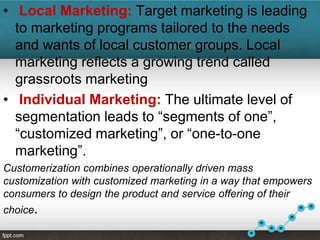 Customer driven marketing strategy, creating value for target | PPTX