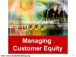 Managing  Customer Equity 