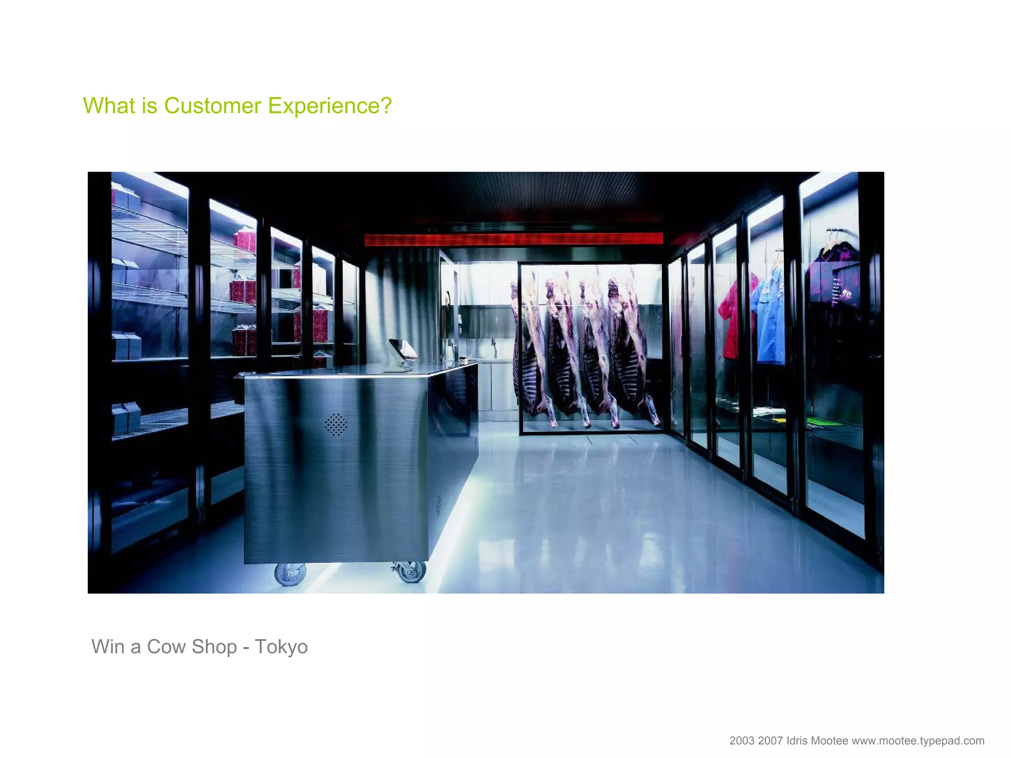 Customer Experience Design Talk Idris Mootee