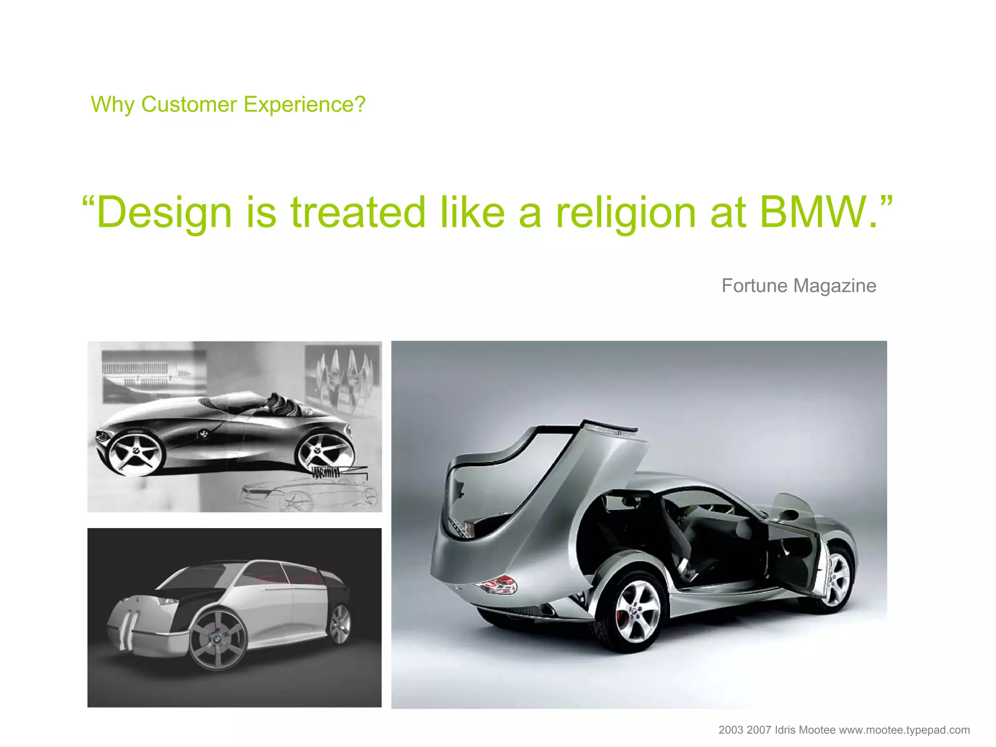 Customer Experience Design Talk Idris Mootee