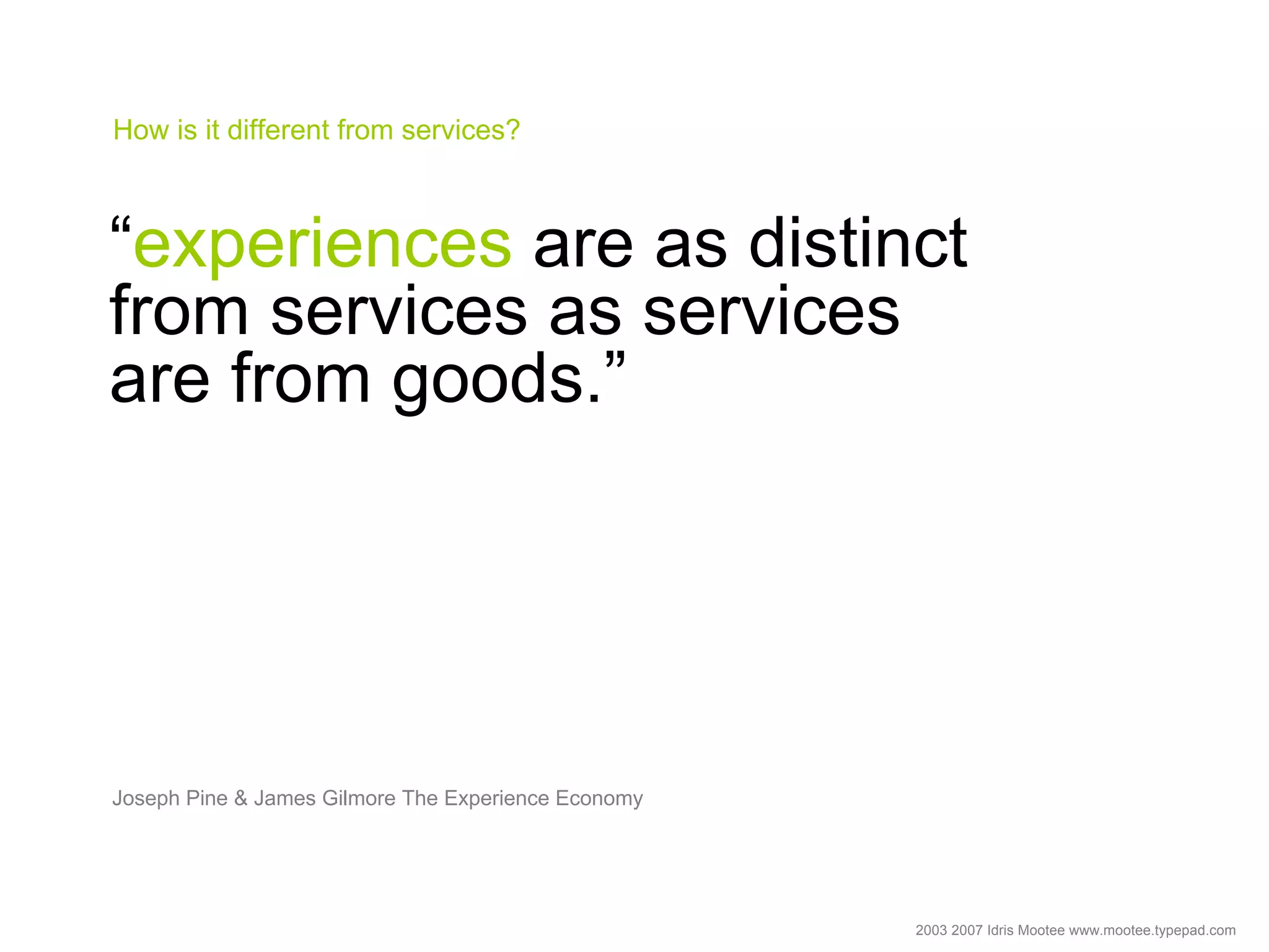 Customer Experience Design Talk Idris Mootee