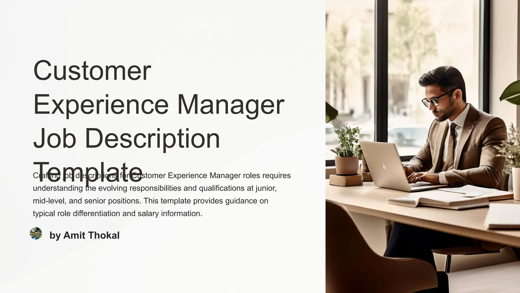 Customer Experience Manager Job Description Template PPT customer-experience-manager-job-description-template-ppt