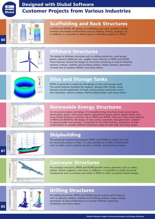 Customer projects Dlubal RFEM RSTAB | PDF
