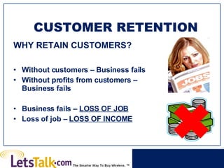 Income Retention Customer Retention | PPT