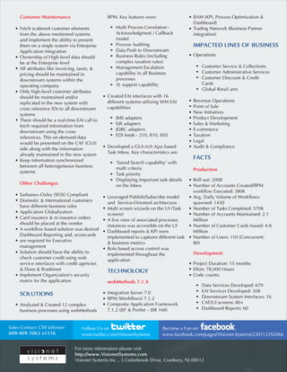 Customer Service & Delivery Management - Using WebMethods for BPM & EAI ...