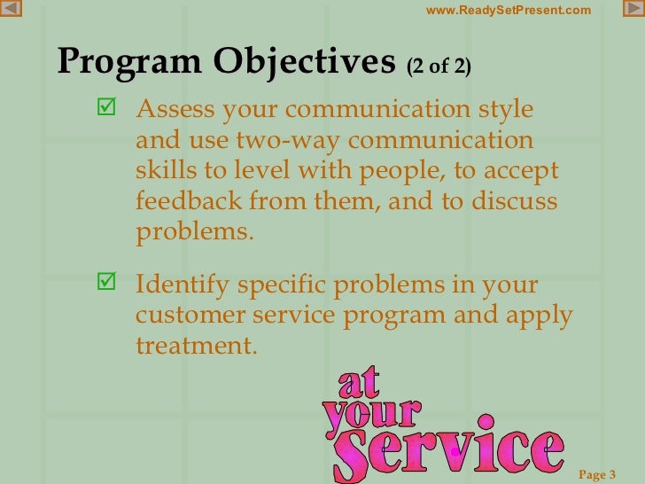 Essay on customer service excellence objectives