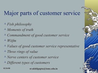 Fish Customer Service Customer Services and Fish Philosophy | PPT