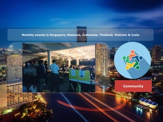 Community
Monthly events in Singapore, Malaysia, Indonesia, Thailand, Vietnam & India
 
