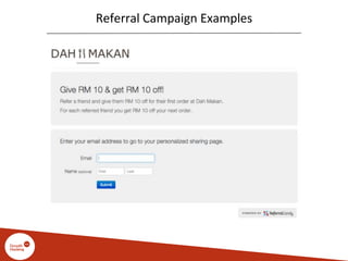 Referral Campaign Examples
 