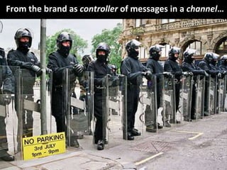 © Third Nature Inc.
From the brand as controller of messages in a channel…
 