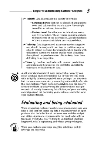 Customer analytics for dummies