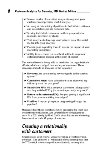 Customer analytics for dummies