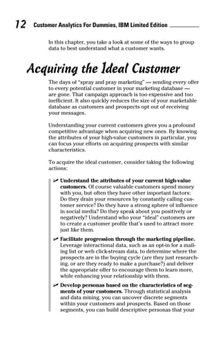 Customer analytics for dummies