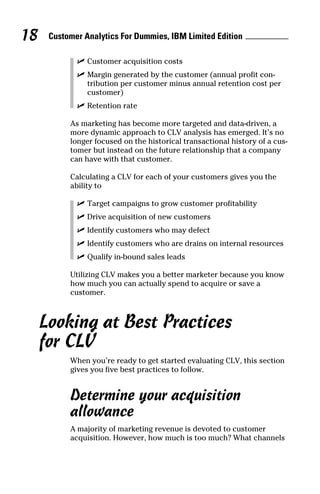 Customer analytics for dummies