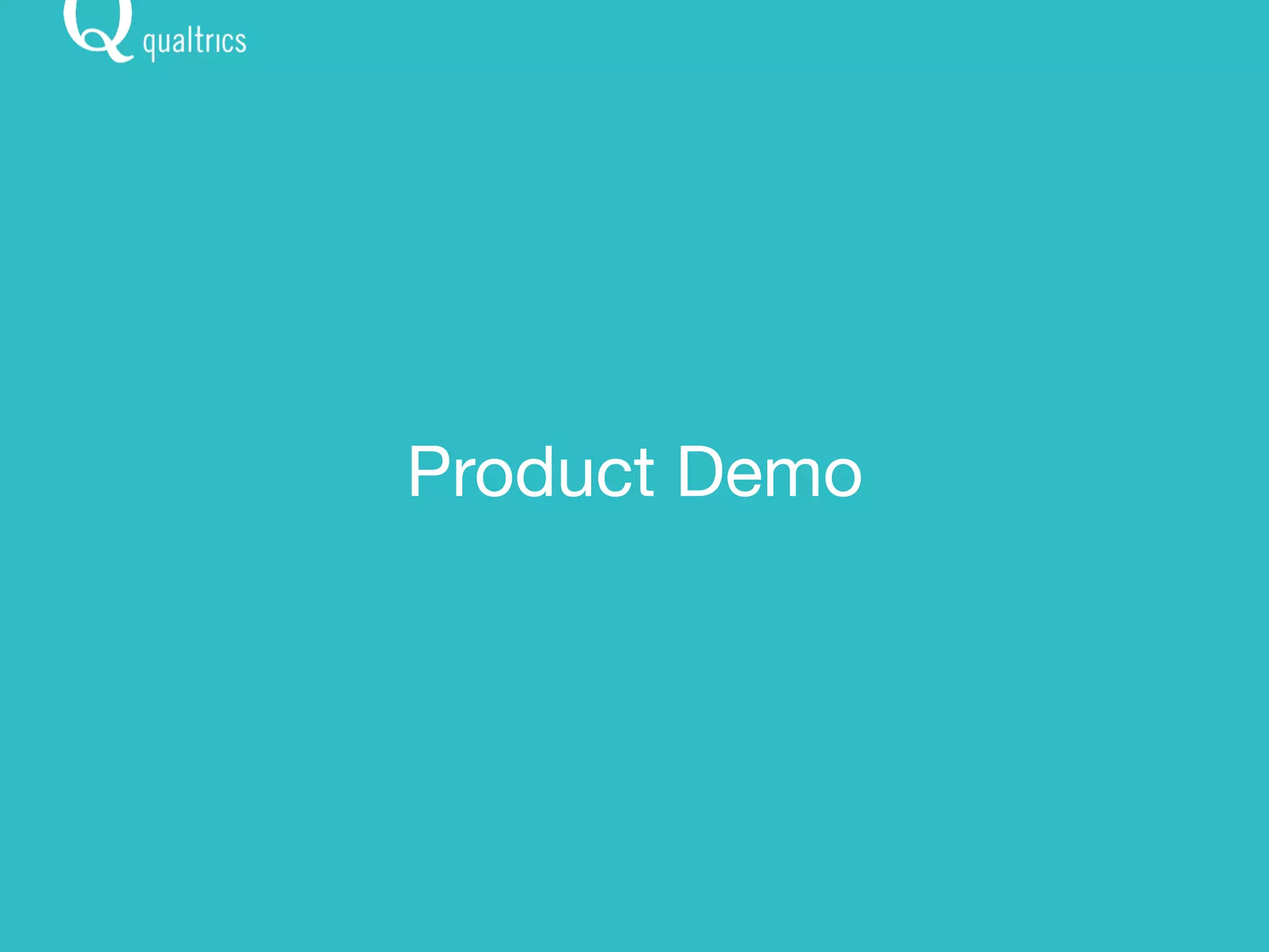 Product Demo 
 