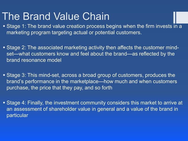 Customer based brand equity model | PPTX | Advertising Industry ...