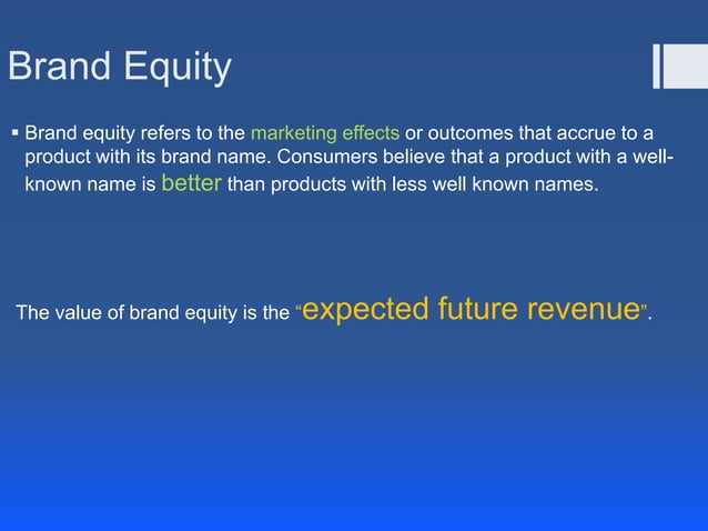 Customer based brand equity model | PPTX | Advertising Industry ...