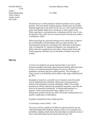 Customer Behavior Report